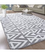 Ompaa Ultra Soft Shaggy Rugs Memory Foam Bedroom Carpet, Grey 4 X 6 Ft.,... - $804.58 MXN