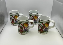 Set of 4 Dansk HOLIDAY HARVEST Mugs - £46.85 GBP