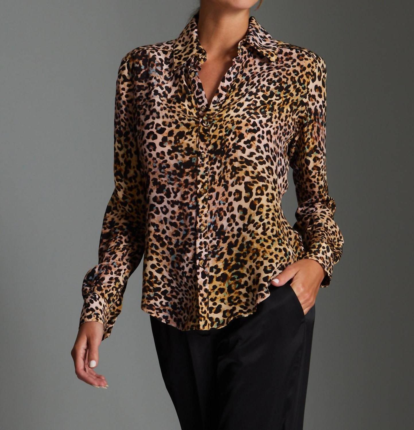 Gilner Farrar Maeve Blouse Panthera - $79.00