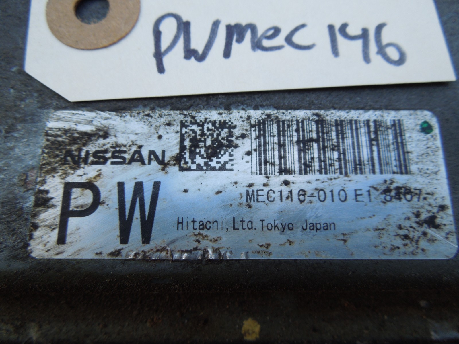 2009 Nissan Murano 3.5 engine computer ECM ECU mec116-010 e1 Hitachi PW OEM Item image 4