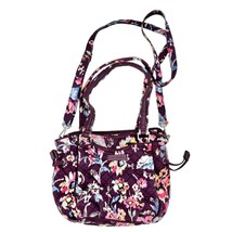 Vera Bradley Glenna Handbag 11 x 8 x 3.5 Purple Convertible NWOT - £22.82 GBP