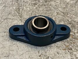 Flange Bearing 2-Bolt PL205 25mm Bore 12mm Holes 5-1/8" Long UC205-16 - $25.07