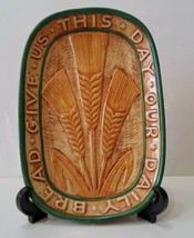 Vintage Pennsbury Pottery Give Us This Day Our Daily Bread Serving Plate 6x9 - £16.16 GBP
