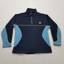 Wilson Jacket Mens Large Blue Zip Pockets Fleece Pullover Mock Neck Outd... - €20,18 EUR