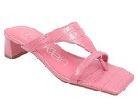 Calvin Klein Women Block Heel Thong Sandals Jared Size US 5M Medium Pink... - £37.38 GBP