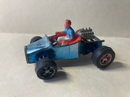 Vintage Unique Rat Rod Crazed Driver Toy Car 3.5&quot; Cool Road Rage Buggy - $22.91
