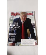 Rolling Stone Magazine #1244 September 2015 TRUMP Cover - £11.78 GBP