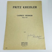 Caprice Viennois by Fritz Kreisler 1949 Vintage Sheet Music for Piano - £8.05 GBP