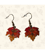  Fall in Love with Autumn Maple Leaf Earrings  - $9.49