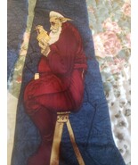 VTG 94 Norman Rockwell Saturday Evening Post Santa Christmas Men&#39;s Neck ... - $9.89