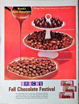 Fall Chocolate Festival Brach&#39;s Pure Chocolate Candyland 1964 Vintage Pr... - $10.50