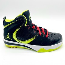 Jordan Phase 23 2 (GS) Black Volt Fire Red Kids Sneakers 602672 042 - $67.95