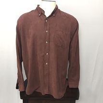 Buckhorn River Men's Button-down Long Sleeve Shirt, size  XXL Brick Red - $9.97