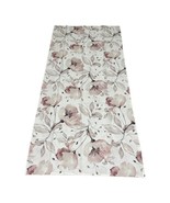 Nicole Miller Pink Floral Fabric Botanical Boho Shabby Shower Curtain 71... - £15.15 GBP