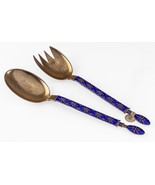 J Tostrup Argent Sterling Émail Portion Ensemble Superbe État - €213,75 EUR