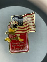 Olympic Summer Games Coca-Cola Lapel Pin Los Angeles 1984 Sam Eagle - $13.86