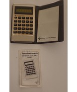 Vintage Texas Instruments TI-1750 Calculator With Manual, Notepad, And... - £17.90 GBP