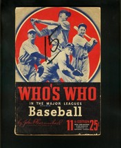 WHO&#39;S WHO IN THE MAJOR LEAGUES-BASEBALL YEARBOOK 1943-MLB - $107.19
