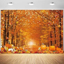 7X5Ft Durable Thicken Polyester Fabric Autumn Photo Backdrop For Photogr... - £13.27 GBP