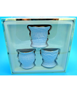 White Lenox Beaded Votives/Tea Light - Set of 3 in box - Gold Trim on Ri... - $16.28 CAD