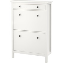 IKEA Hemnes Shoe Cabinet With 2 Compartments, White - £213.62 GBP