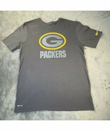 Nike Dri-Fit Green Bay Packers NFL Pro Football T-Shirt Cheesehead Sport... - $23.03 CAD