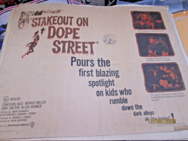 IRVIN KERSHNER :DIR: ( STAKEOUT ON DOPE STREET)1958 RARE ANTI DRUG FILM ... - £155.69 GBP