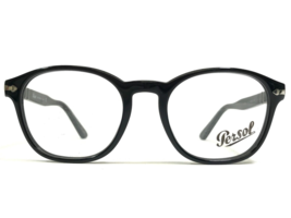 Persol Eyeglasses Frames 3122-V 95 Polished Black Square Full Rim 50-19-145 - £116.64 GBP