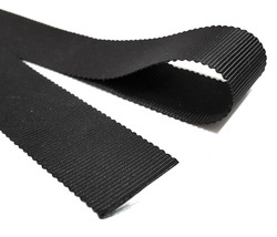 1&quot; 25mm wide 5-50y Vintage Black Grosgrain Ribbon Petersham Polyester Ribbon R54 - $6.99+