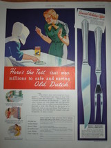 Vintage Old Dutch Cleaner Carving Set Offer Magazine Advertisements 1937 - $6.99