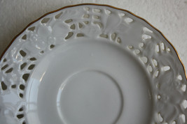 Lovely Mitterteich Bavaria Germany Lace Edge Vintage Collector Porcelain Plate - £7.43 GBP