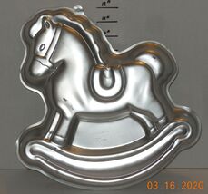 Rare Vintage 1984 Wilton Enterprises Rocking Horse Aluminum Cake Pan 210... - €25,27 EUR