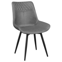 Grey Tufted Swivel Side Chairs (Set of 2) - $402.99