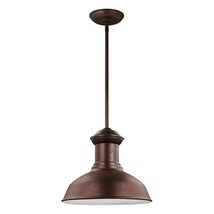 Sea Gull Lighting 6247701-44 One 6247701-44-One Light Outdoor Pendant, Weathered - £162.26 GBP