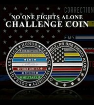 No One Fights Alone Commemorative First Responders Coin - $11.39