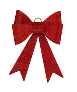 LED Lighted Tinsel Bow Christmas Decoration - 23&quot; - Red - Color Changing... - €44,70 EUR