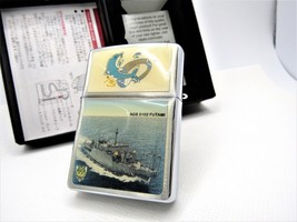 Japan Self-Defense Force AGS 5102 FUTAMI Ultralite? Scrimshaw? ZIPPO 2008 MIB - £73.94 GBP