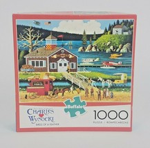 Charles Wysocki Birds of a Feather 1000 PC Puzzle Used Bagged Buffalo Games - $16.03