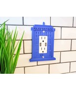 Light Switch / Electrical Outlet Cover | Tardis Police Box Telephone Booth - £9.41 GBP
