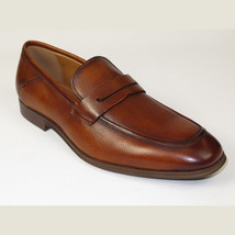 Men's Shoes Steve Madden Soft Leather upper Slip On Penny Acheron Brandy image 2