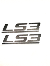 Flat Black LS3 Decal Set For Camaro Corvette GTO Firebird Trans AM Custom - £15.83 GBP