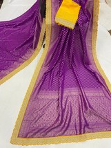 Khaddi Georgette Silk Saree, Bridal Wear, Wedding Saree, Festival Sale, Gift for - £89.00 GBP