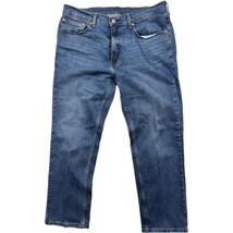 Levi’s 505 Regular Straight Leg Jeans Men’s 36x30 Blue Medium Wash - £15.58 GBP