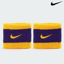 Nike Swoosh Wristband S Tennis Racket Sports Wrist Band 2pcs NWT PAC277-730 - $29.31
