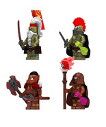 4Pcs The Lord of The Ring Minifigures Orc Warrior Orc Rogue Berserker Mi... - $27.14 CAD