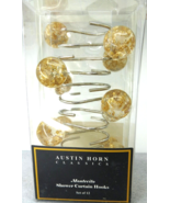 Austin Horn Shower Curtain Hooks Gold Acrylic Confetti Balls Montecito N... - $279.91 MXN