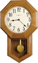 Howard Miller Elliott Wall Clock – Vintage Schoolhouse Style, Wooden Wal... - $213.40