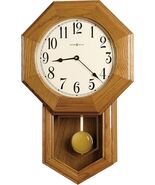 Howard Miller Elliott Wall Clock – Vintage Schoolhouse Style, Wooden Wal... - $299.08 CAD