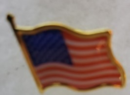 American Flag Lapel Pin With Gift Box  - £7.07 GBP