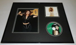 Shania Twain Framed 16x20 Up! CD &amp; Holding Guitar Photo Set - £62.37 GBP